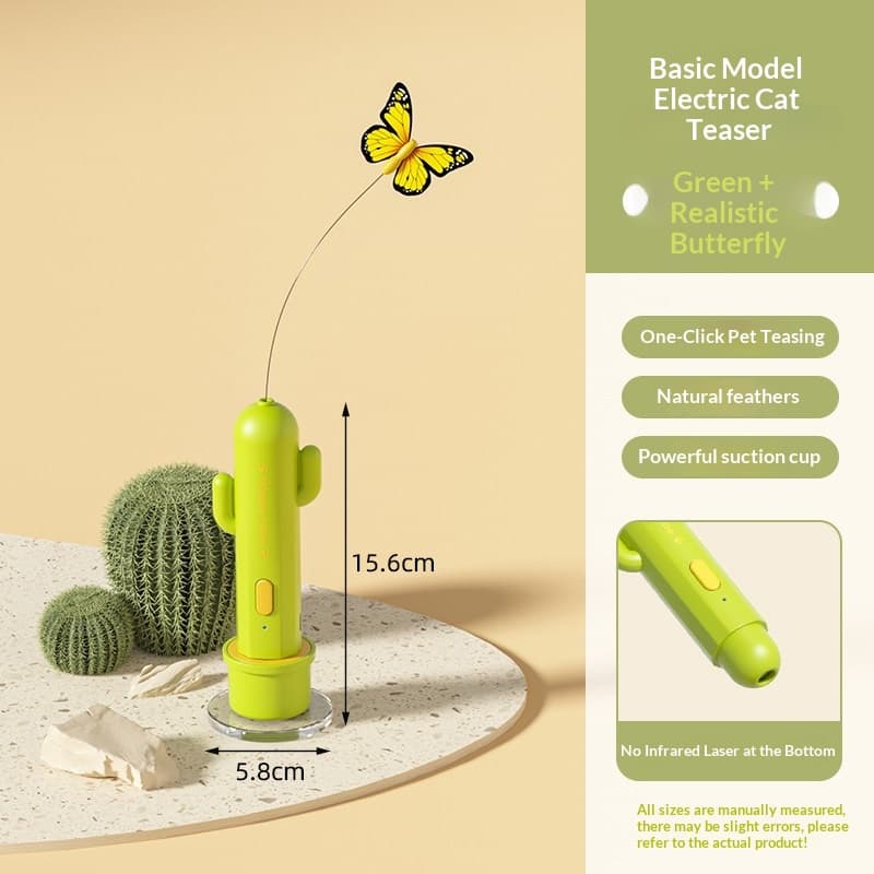 Infrared Laser And Feather 2-in-1 Cat Toyyour Pets Ultimate Boredom-busting Gadget