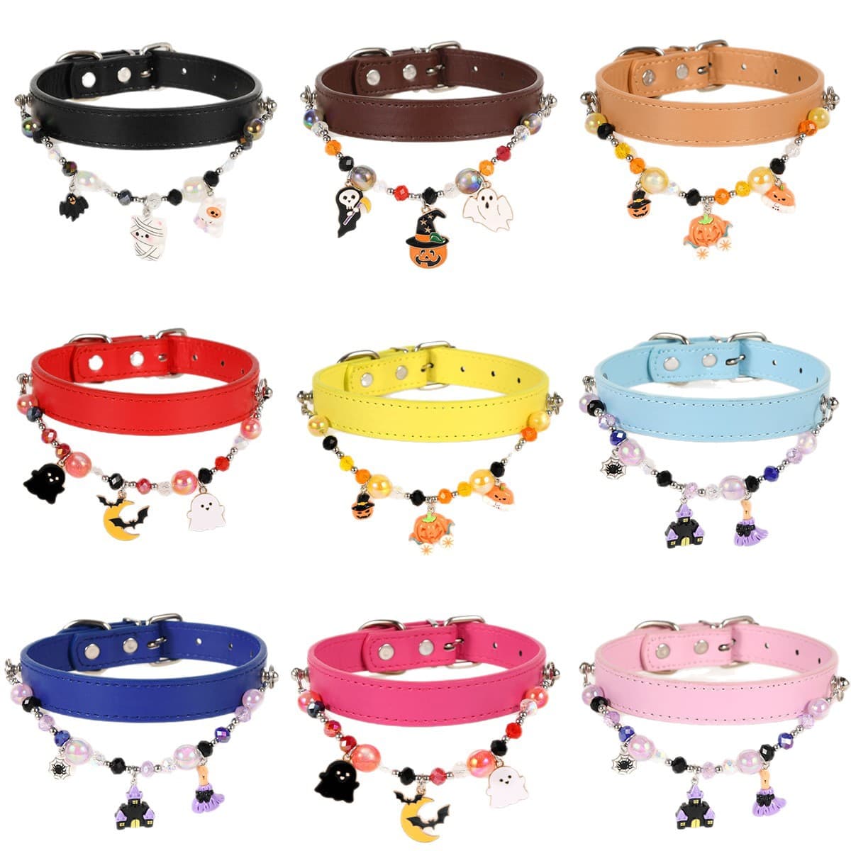 Cat Collar Niche Accessory Halloween Necklace With Beaded Embellishments